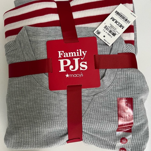 Macy's Other Mens Christmas Pajamas Medium Macys Option Of Matching